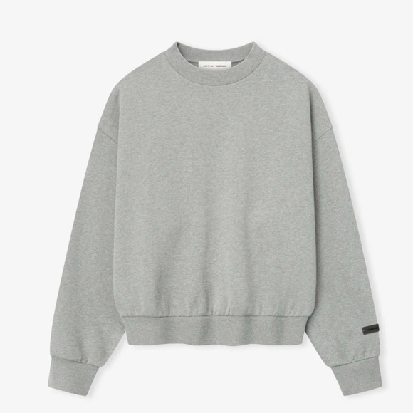 Fear of God Gray Classic Fleece Crewneck